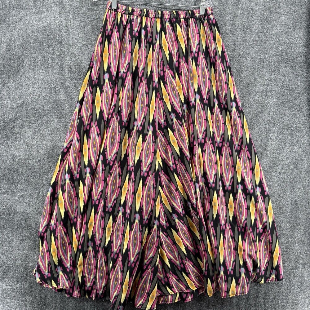 Mix Nouveau Skirt Size M Maxi‎ Colorful Pull On Flowy Long Artsy Hippie Gypsy
